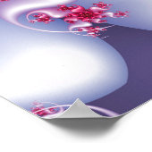 White Flower Fractal Poster (Hoek)