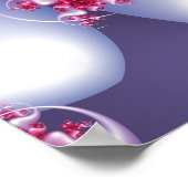 White Flower Fractal Poster (Hoek)