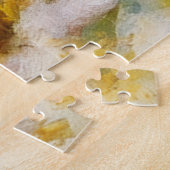 White Flower Garden Art Puzzel (Zijkant)