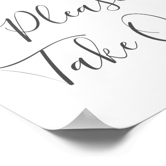 White Flower Greenery: neem één Poster voor gebare (Hoek)