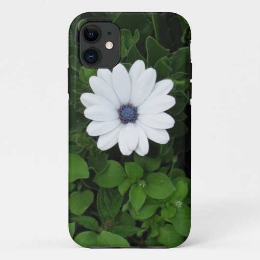 White Flower iPhone case (Achterkant)