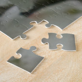 White Flower Jigzaag Puzzle Legpuzzel (Zijkant)