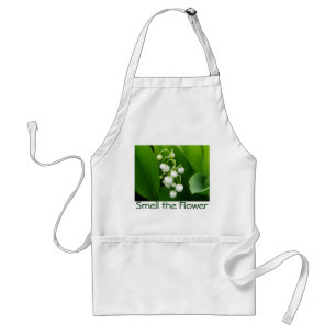 White Flower Lily-of-the-Valley Apron Standaard Schort