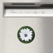 White Flower magnet (Insitu (Vaatwasser))