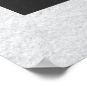 White Flower Modern Art Poster (Hoek)