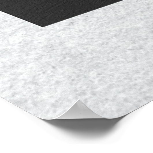 White Flower Modern Art Poster (Hoek)