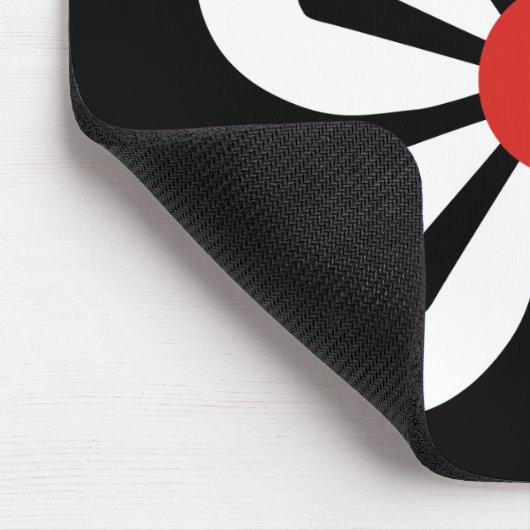 White Flower Mousepad Muismat (Hoek)