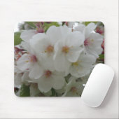 White Flower Mousepad Muismat (Met muis)