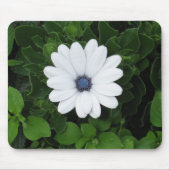 White Flower mousepad Muismat (Voorkant)