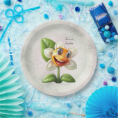 White Flower Paper-Bord Papieren Bordje (Feest)