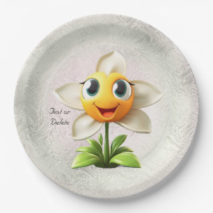 White Flower Paper-Bord Papieren Bordje