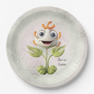 White Flower Paper-Bord Papieren Bordje