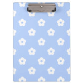 White Flower Pattern Klembord (Voorkant)