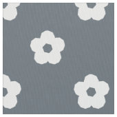 White Flower Pattern Stof (Close Up)