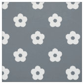 White Flower Pattern Stof (Swatch)