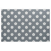 White Flower Pattern Stof (Fat Quarter)