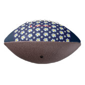 White Flower Pattern Thunder_Cove American Football (Gedraaid 270)