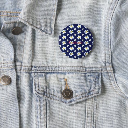 White Flower Pattern Thunder_Cove Button (In situ)