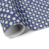 White Flower Pattern Thunder_Cove Cadeaupapier (Rol Hoek)