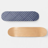 White Flower Pattern Thunder_Cove Persoonlijk Skateboard (Horizontaal)