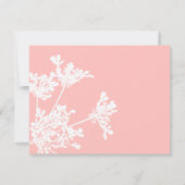 White Flower Photo Celebration of Life Card Kaart (Achterkant)