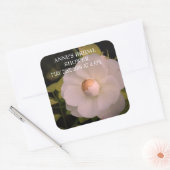 White Flower Photo Sticker Vrijgezellenfeest (Envelop)