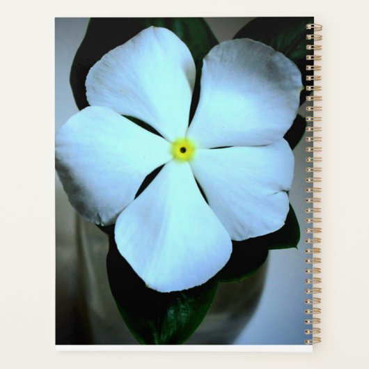 White Flower Planner (Achterkant)