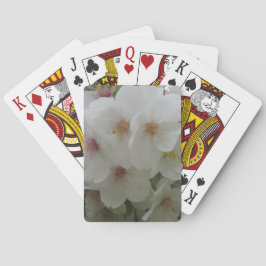 White Flower Poker-spelkaarten Speelkaarten