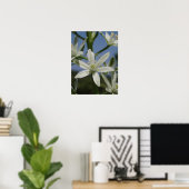 White Flower Poster (Thuiskantoor)