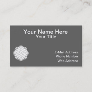 White Flower Ribbon door Kenneth Yoncich Visitekaartje