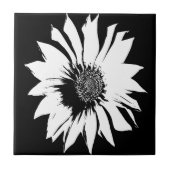 White Flower Tile Tegeltje (Voorkant)