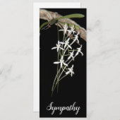 White Flower Vine Flat Kaart (past op #10 envelop) (Voorkant / Achterkant)