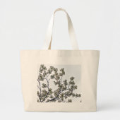 White Flowering Dogwood Grote Tote Bag (Voorkant)