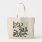 White Flowering Dogwood Large Canvas tas (Achterkant)