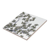 White Flowering Dogwood Tegeltje (Zijkant)