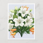 WHITE FLOWERS #2 BRIEFKAART (Voorkant)