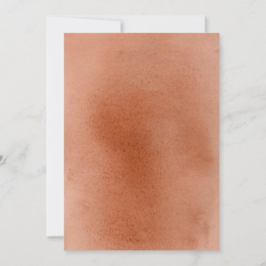 White Flowers and Pampas Grass Elegant Wedding Kaart (Achterkant)