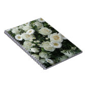 White Flowers Bouquet Notitieboek (Rechterzijde)