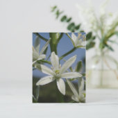 White Flowers Briefkaart (Staand voorkant)