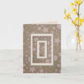 White Flowers Card Kaart (Gele Bloem)