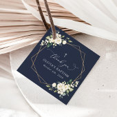 White Flowers, Cream Flowers, Boho, Floral Baptism Bedankjes Labels