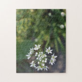 White Flowers Delicate Floral Blossom Natuur Foto Legpuzzel (Verticaal)