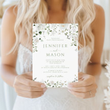 White Flowers Eucalyptus Lush Greenery Wedding