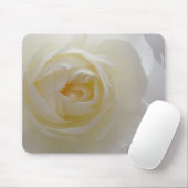 White Flowers Mousepad White Rose Decor Gifts Muismat (Met muis)