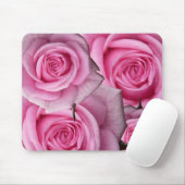 White Flowers Mousepad White Rose Decor Gifts Muismat (Met muis)