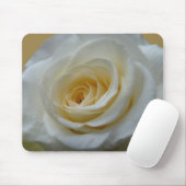 White Flowers Mousepad White Rose Decor Gifts Muismat (Met muis)