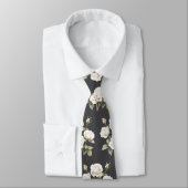 White Flowers on a Sharp Dressed Man Stropdas (Gebonden)