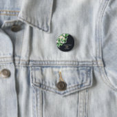 White Flowers Wedding Ronde Button 3,2 Cm (In situ)