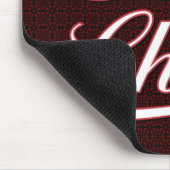 White Fluit Chick Script Muismat (Hoek)