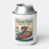 White Foam Can Koozie (Blikje Voorkant)